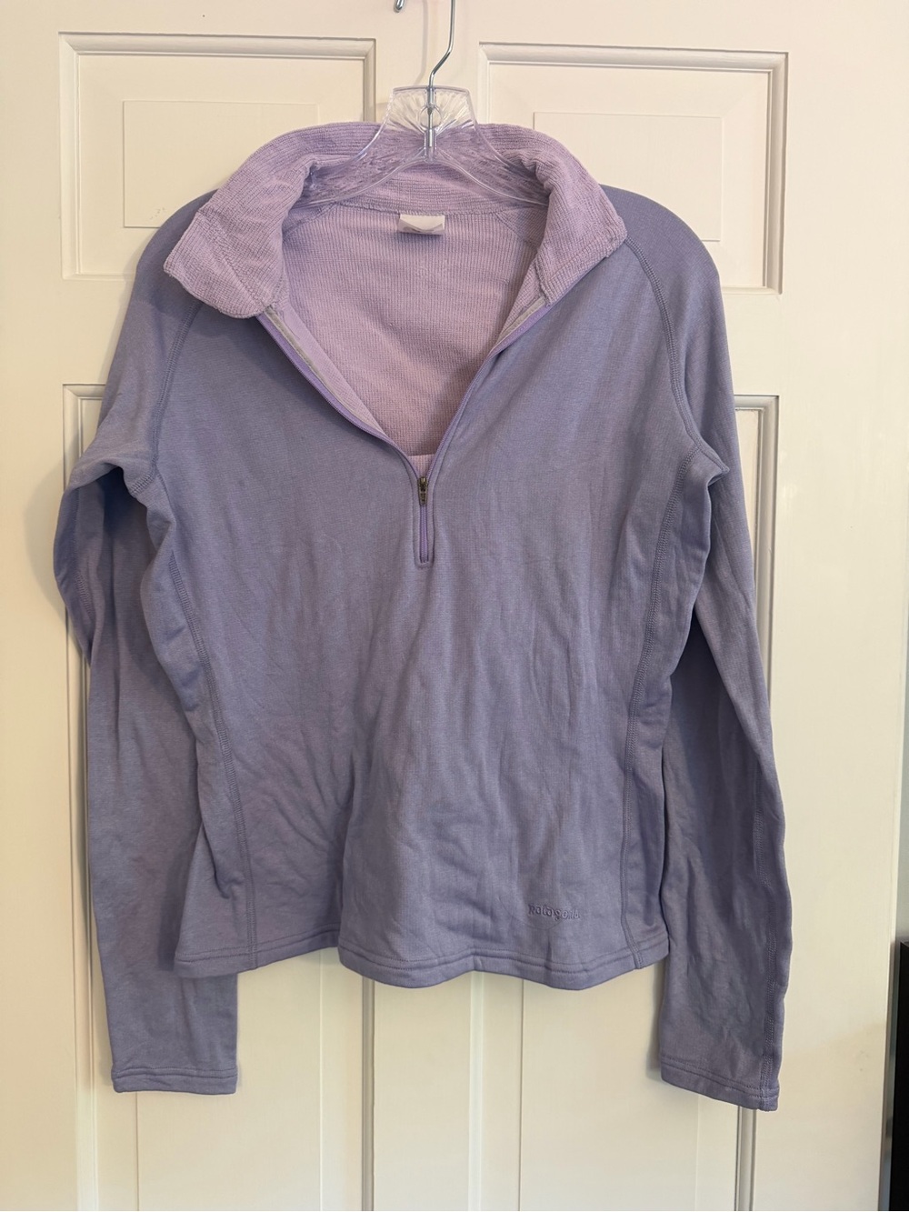 Patagonia Vintage R.5 Regulator Quarterzip Fleece Lavender Size Medium
